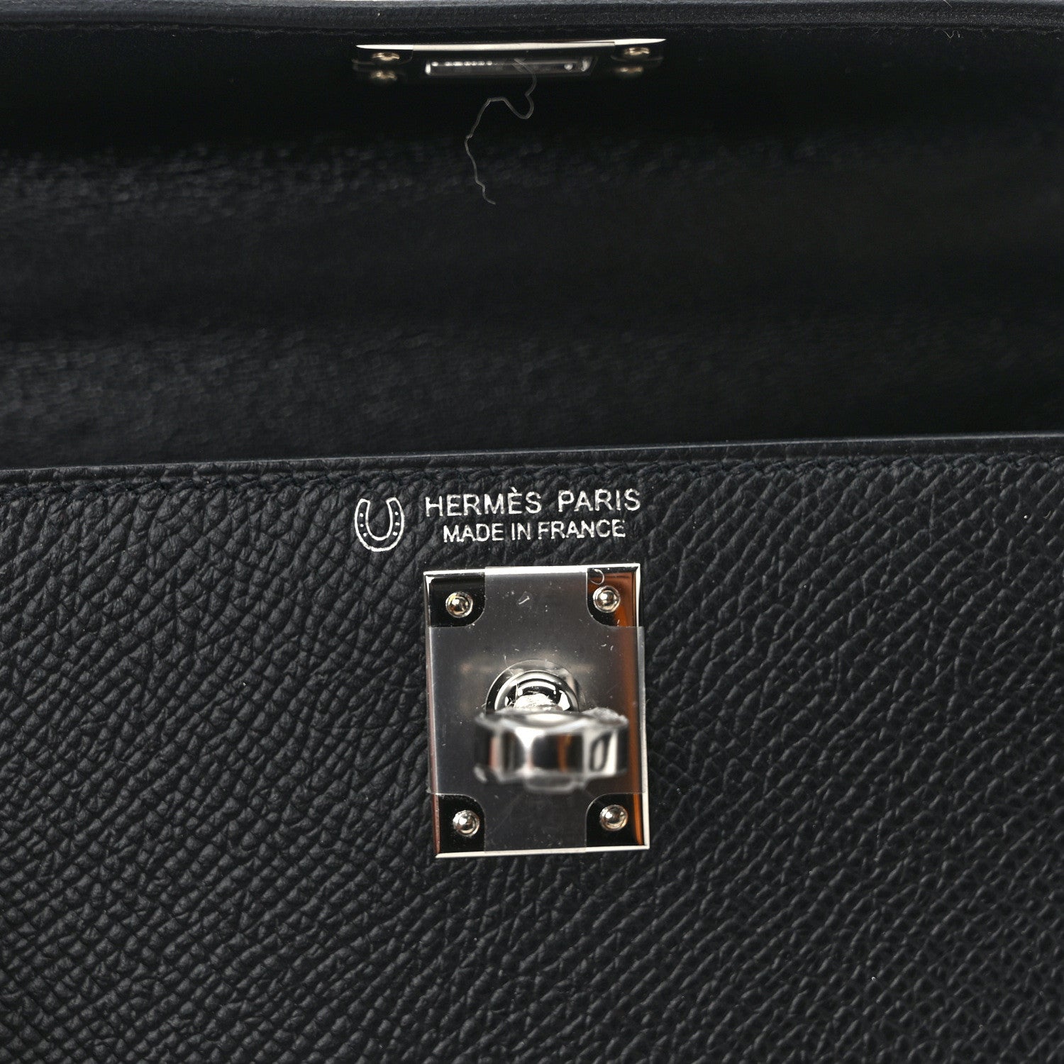 Hermes Epsom Horseshoe Mini Kelly Sellier 20 Black 7 of 11