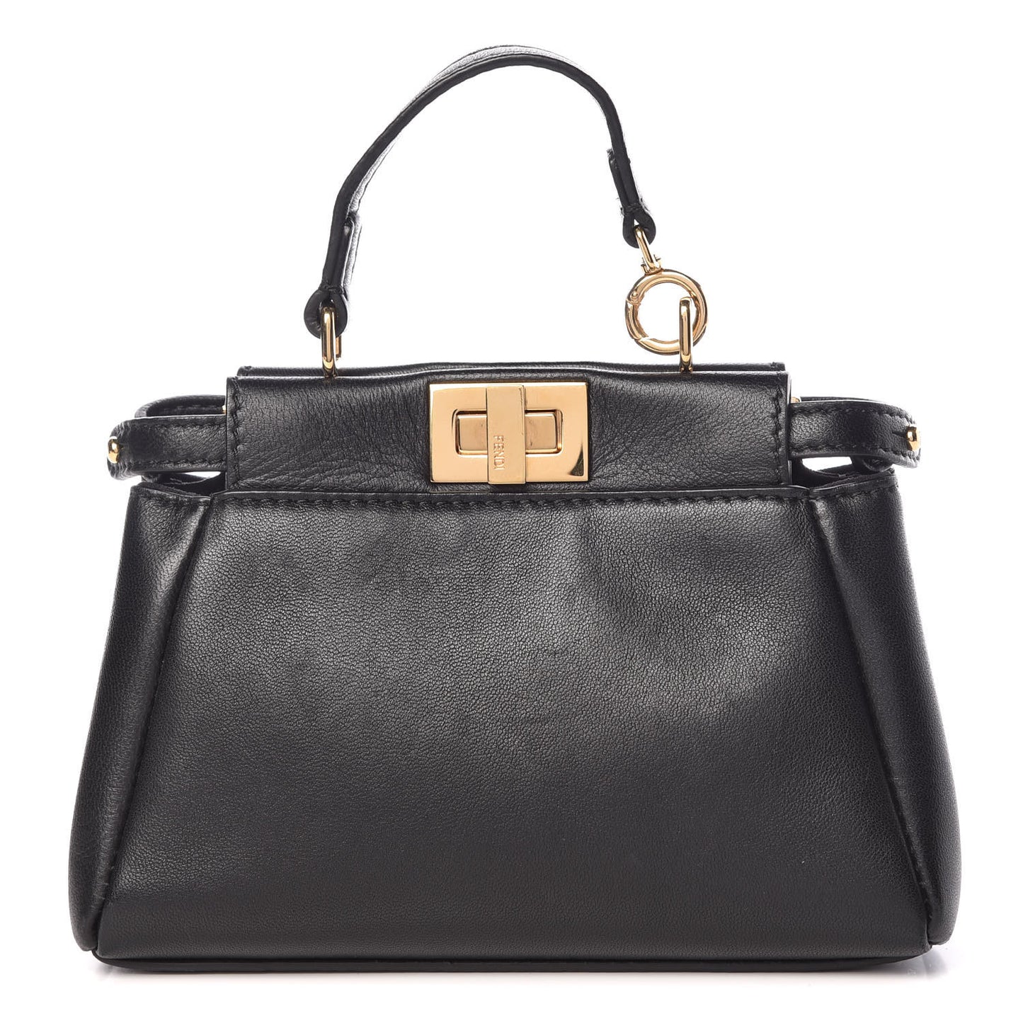 Nappa Micro Peekaboo Iconic Satchel Black