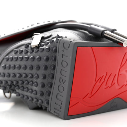Christian Louboutin Calfskin Spiked Small Explorafunk Backpack Grey 9 of 14