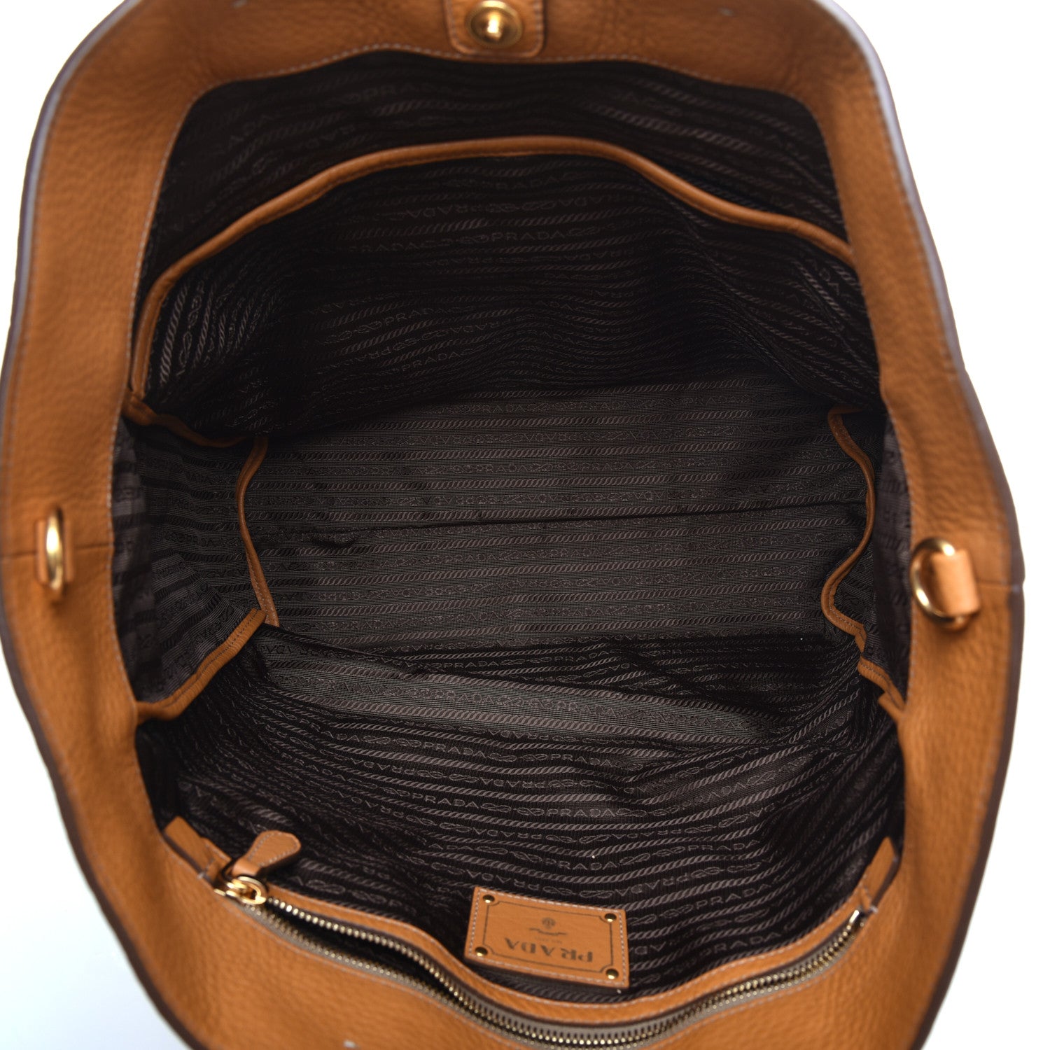 Prada Vitello Daino Tote Naturale 5 of 9