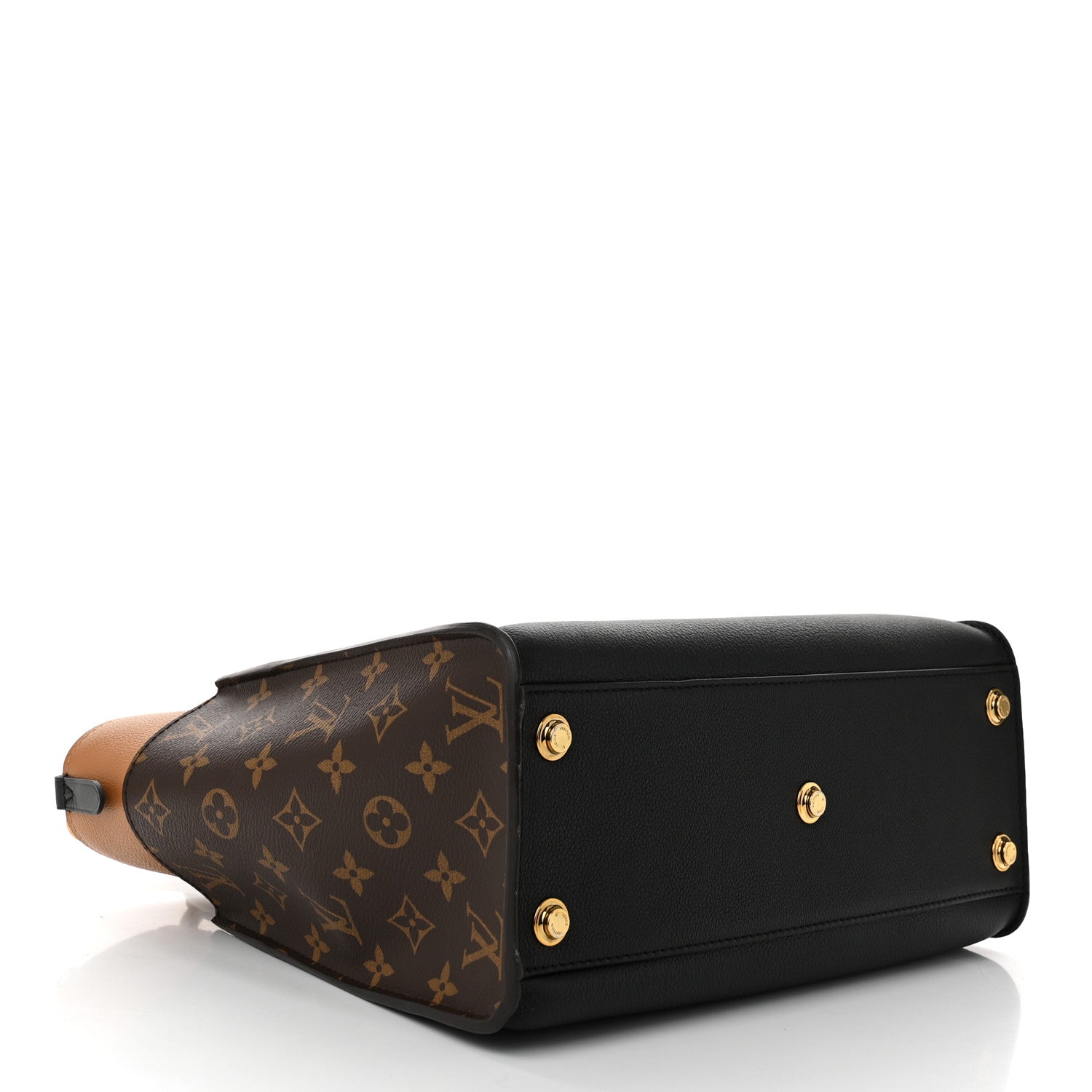 Louis Vuitton Calfskin Monogram On My Side Black 4 of 10