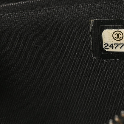 Chanel Lambskin Quilted Small Boy Clutch With Chain So Black 7 of 10