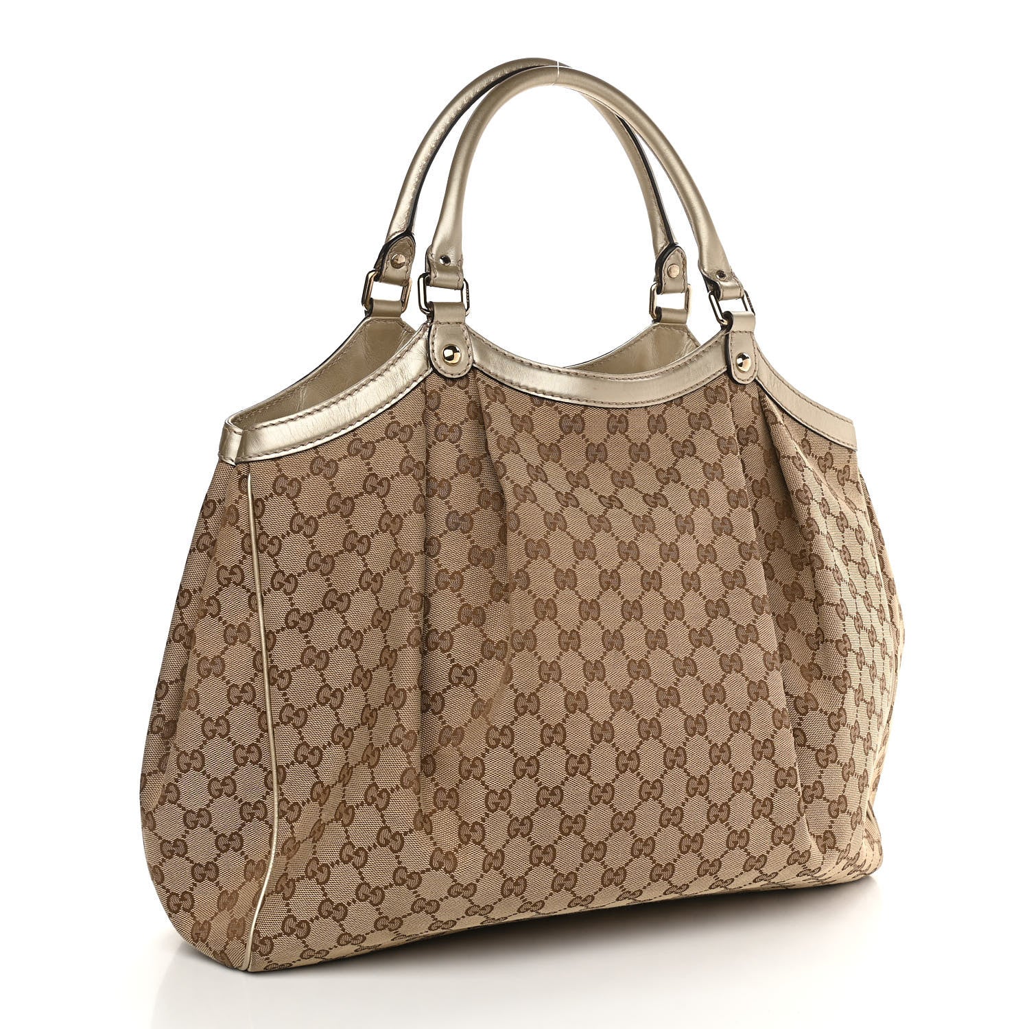 Gucci Monogram Large Sukey Tote Champagne 3 of 10