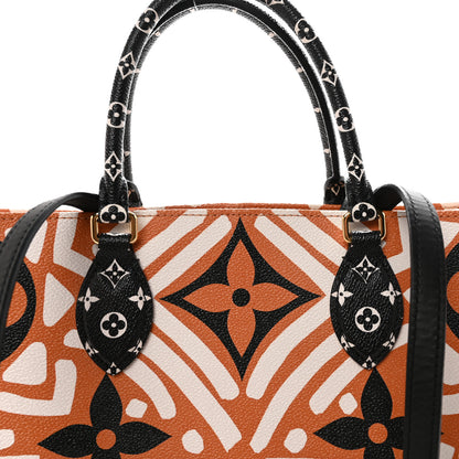 Louis Vuitton Monogram Giant Crafty Onthego GM Crème Caramel 7 of 9
