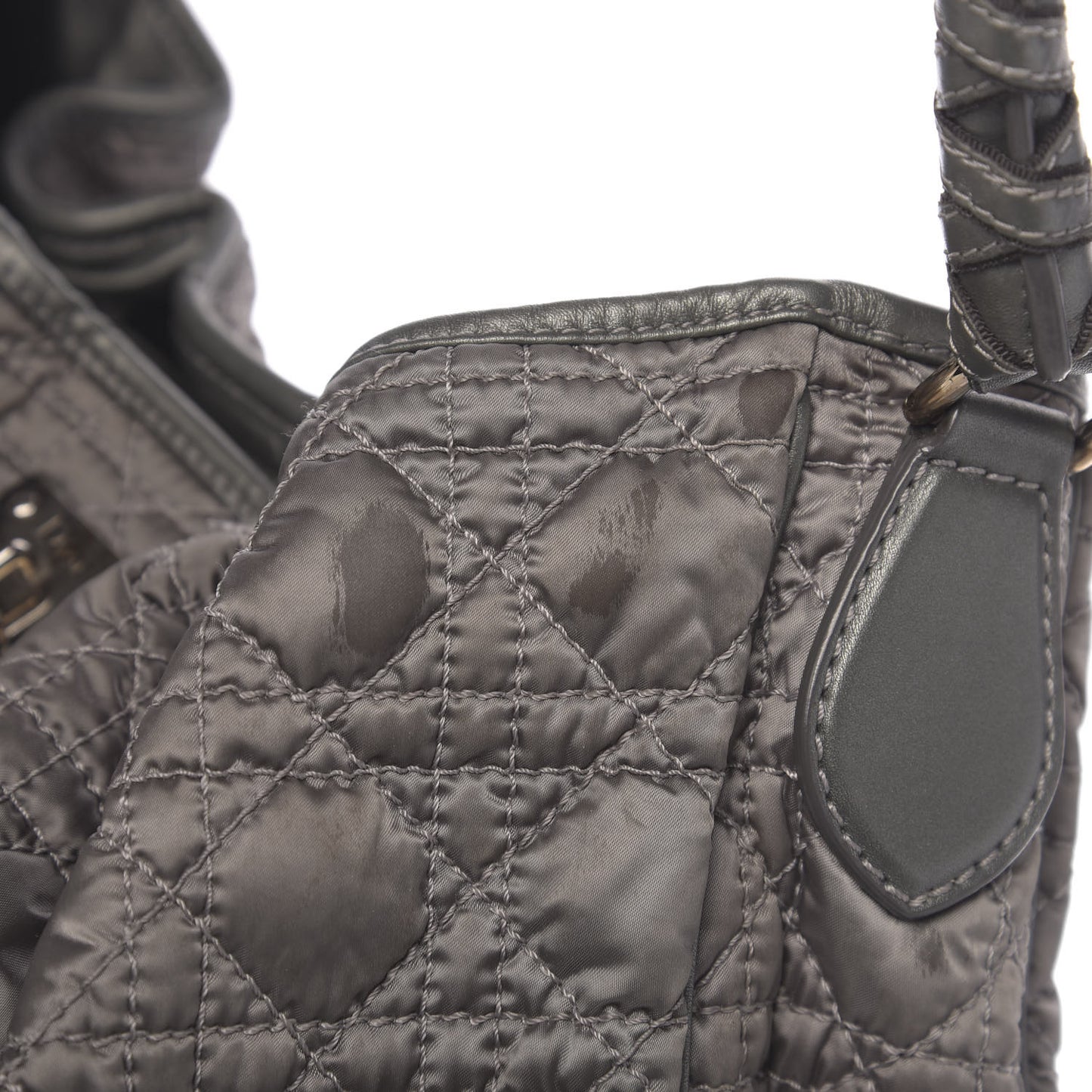 Satin Cannage Charming Hobo Grey