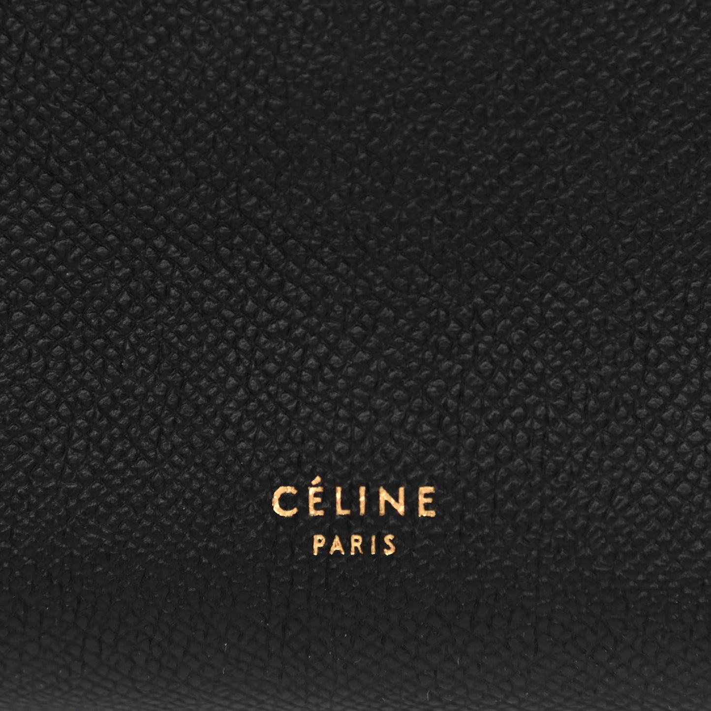 Grained Calfskin Mini Belt Bag Black