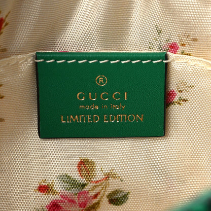 Gucci Raffia Elaphe Mini Ophidia Shoulder Bag Natural New Shamarock 6 of 6