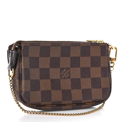Louis Vuitton Damier Ebene Mini Pochette Accessories 3 of 9