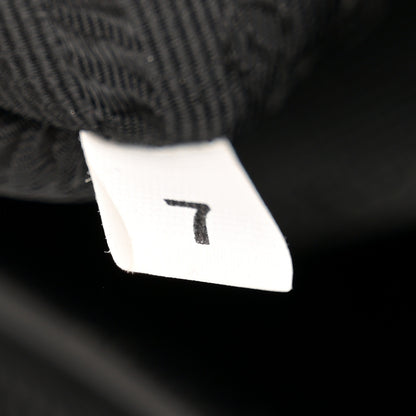 Prada Tessuto Nylon Saffiano Logo Messenger Bag Black 7 of 13