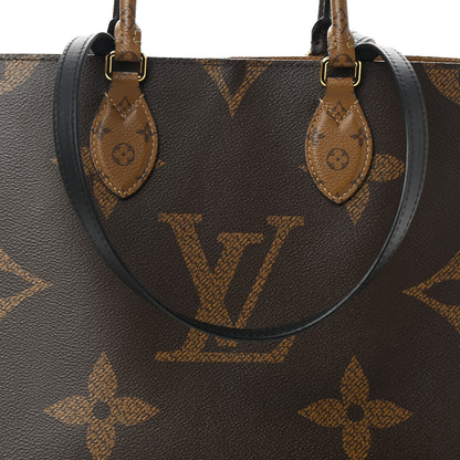 Louis Vuitton Reverse Monogram Giant Onthego MM 9 of 12