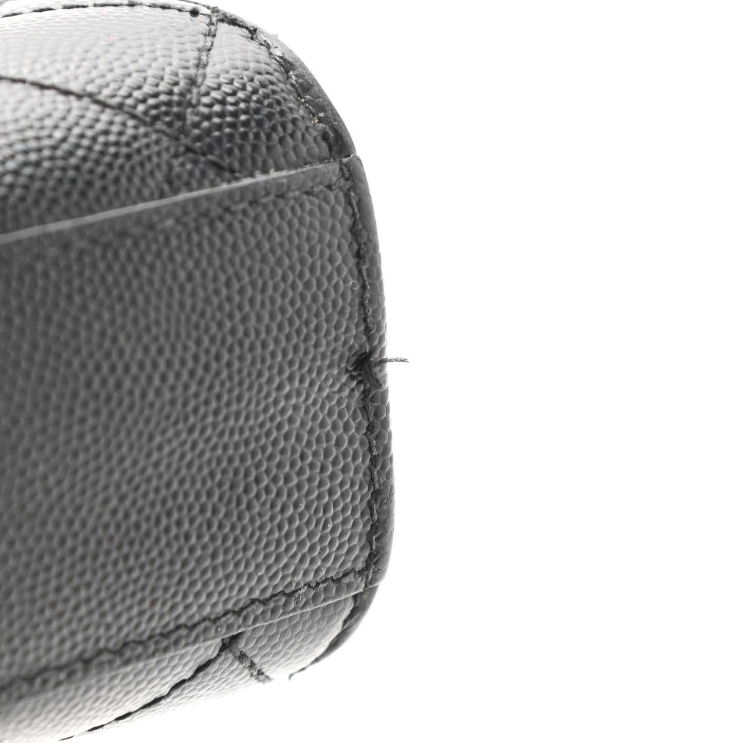 Grain De Poudre Textured Mixed Matelasse Triquilt Medium Monogram Satchel Black