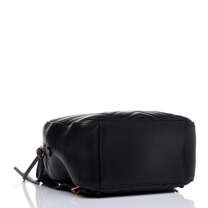Gucci Calfskin Matelasse GG Marmont Backpack Black 3 of 21