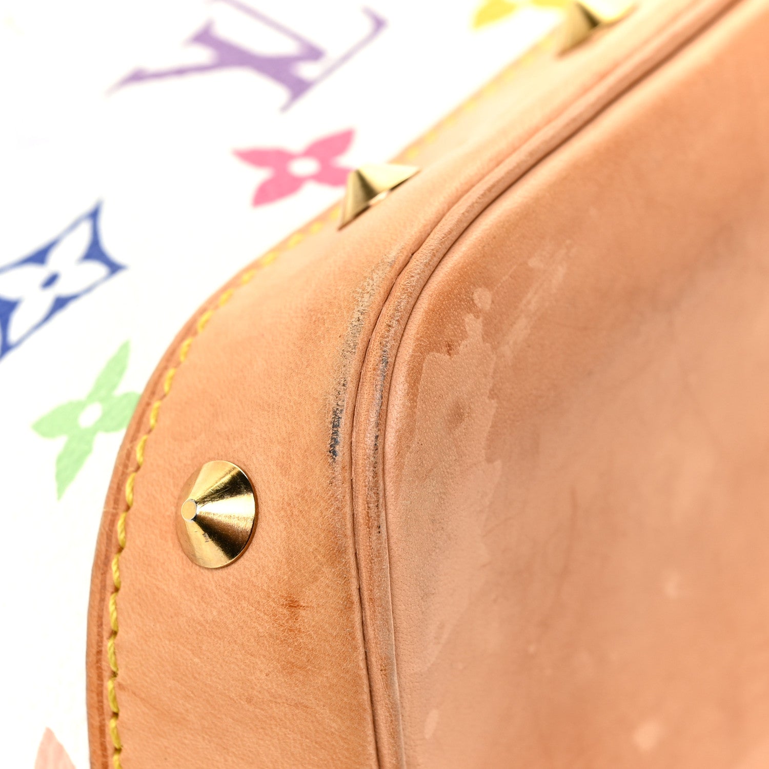 Louis Vuitton Monogram Multicolor Alma White 13 of 24