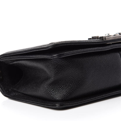 Chanel Caviar Quilted Medium Boy Flap Black 6 of 12