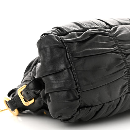 Prada Nappa Gaufre Shopping Satchel Black 9 of 10