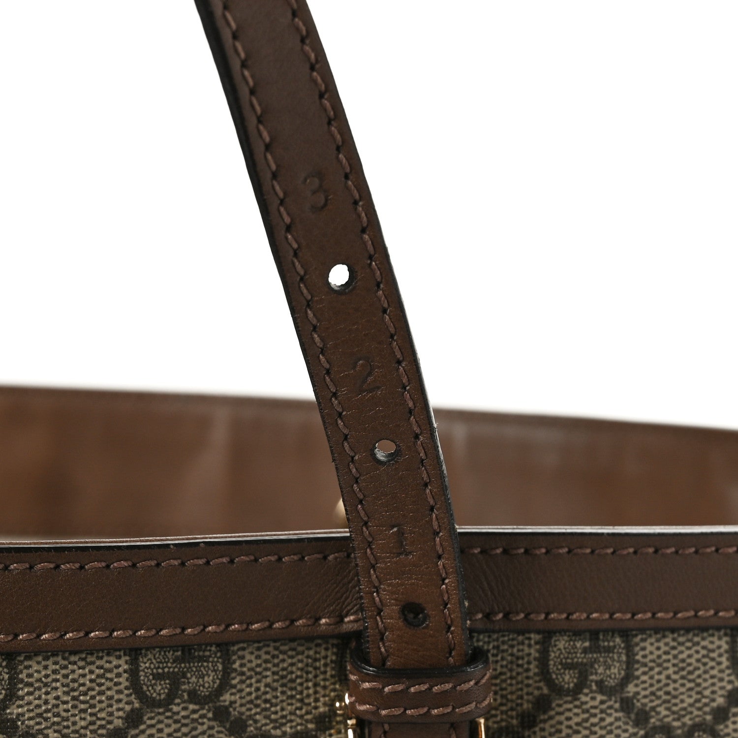 Gucci GG Supreme Monogram Medium Nice Tote Brown 10 of 10