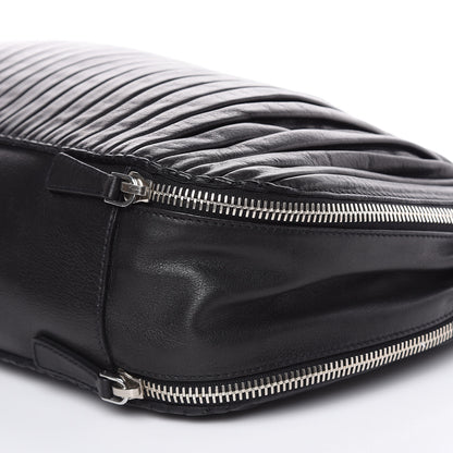 Miu Miu Lambskin Plisse Hobo Black 9 of 13