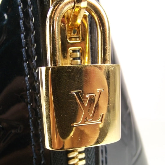 Louis Vuitton Vernis Alma PM Blue Nuit 9 of 9