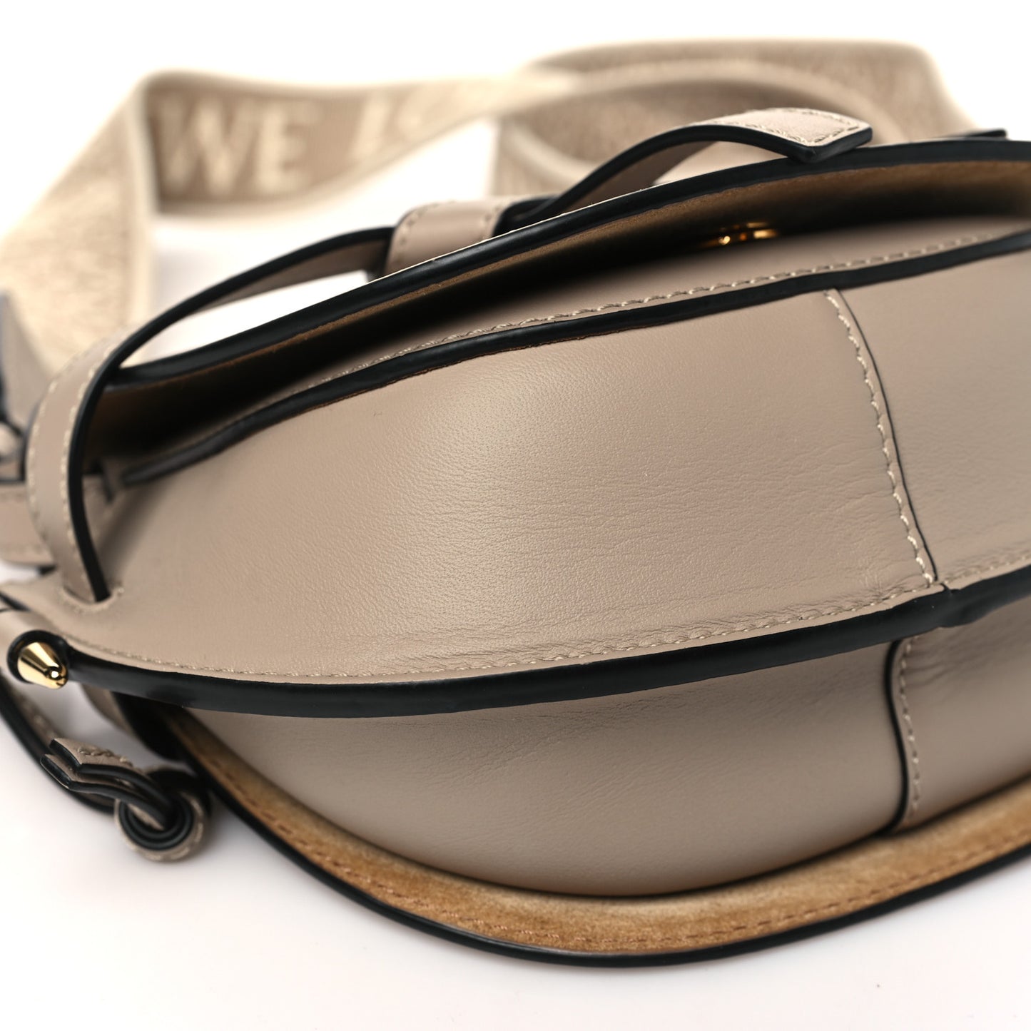 Calfskin Jacquard Mini Gate Dual Bag Sand