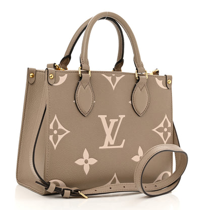 Louis Vuitton Empreinte Monogram Giant Onthego PM Tourterelle Creme 3 of 11