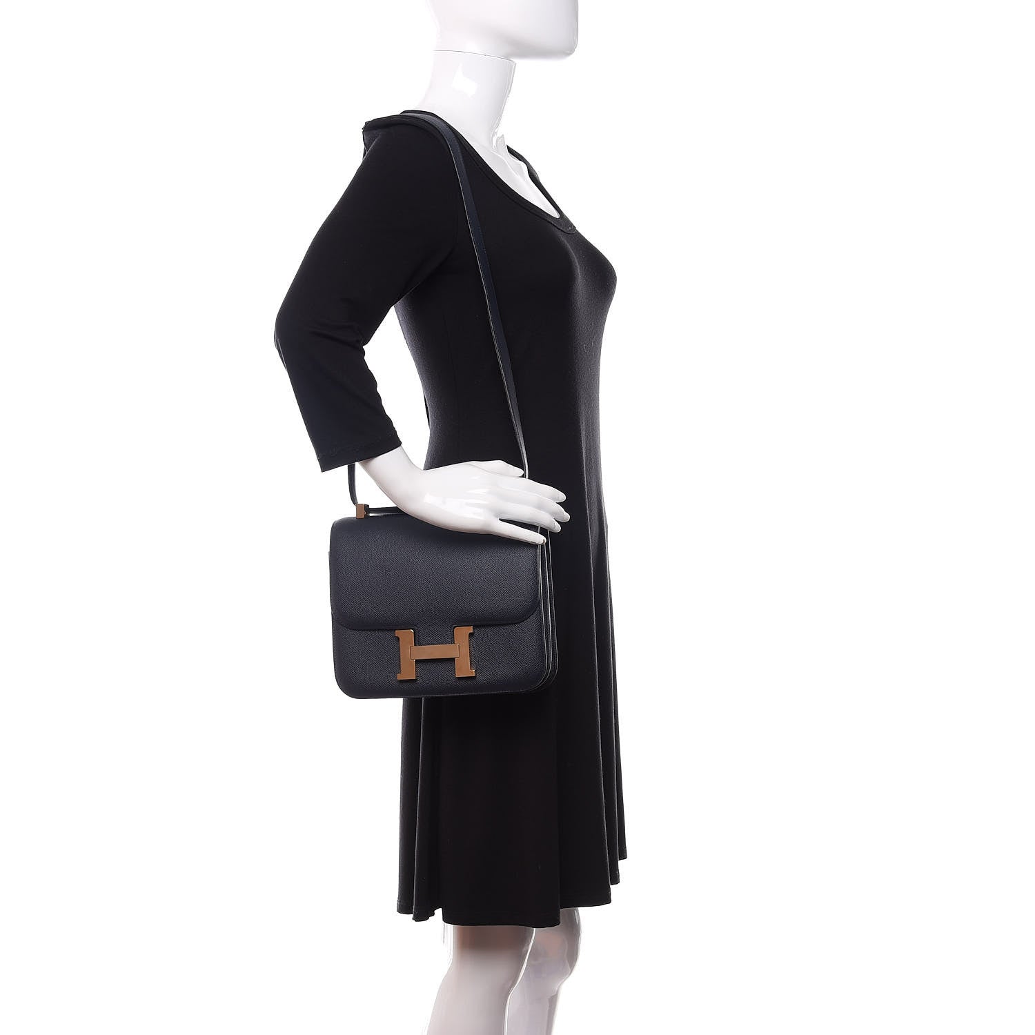Hermes Epsom Constance 24 Bleu Indigo 2 of 24