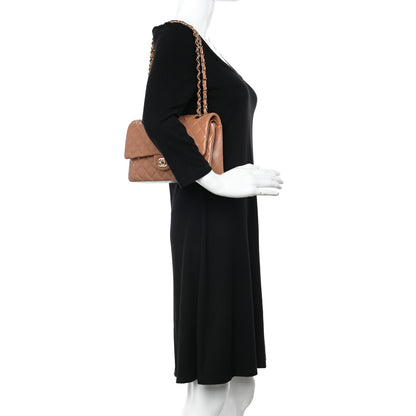 Chanel Lambskin Quilted Medium Double Flap Brown 3 of 11