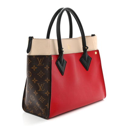 Louis Vuitton Calfskin Monogram On My Side Pirate Red 3 of 12