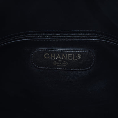 Chanel Calfskin Stitched Duffel Bag Black 7 of 16