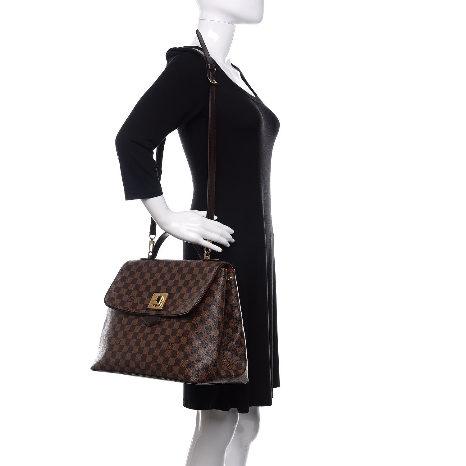 Louis Vuitton Damier Ebene Bergamo GM 2 of 11