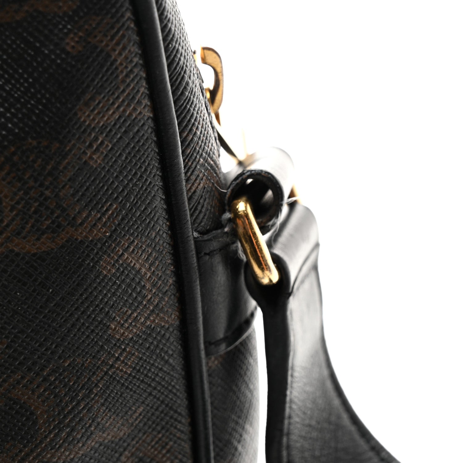 Celine Triomphe Canvas Medium Messenger Bag Black 12 of 13