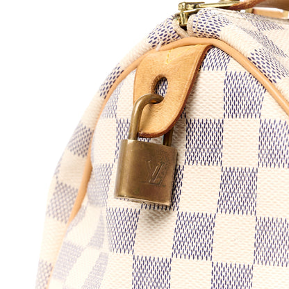 Louis Vuitton Damier Azur Speedy 30 14 of 14