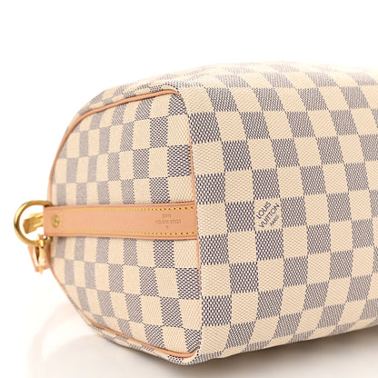 Louis Vuitton Damier Azur Speedy Bandouliere 25 9 of 10
