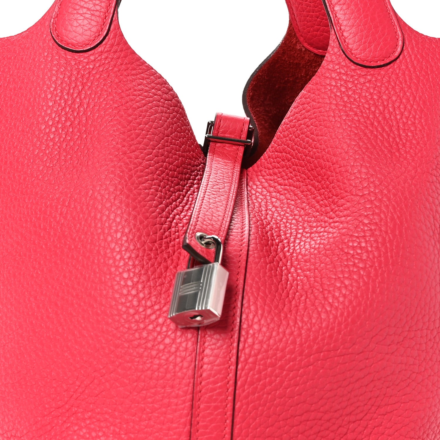Hermes Taurillon Clemence Picotin Lock 22 MM Rose Extreme 8 of 12