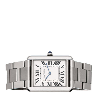 Cartier Stainless Steel 27mm Tank Solo Quartz Watch 2 of 5