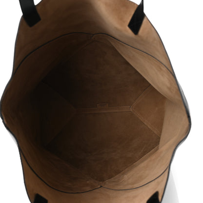 Loewe Shiny Calfskin Large Puzzle Fold Tote Black 5 of 9