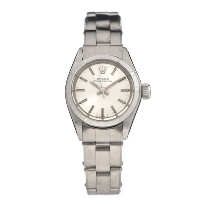Rolex Stainless Steel 25mm Oyster Perpetual Watch Silver 6723 1 of 6