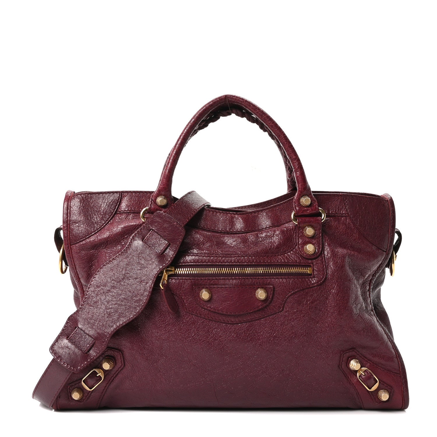 Balenciaga Agneau Giant 12 Gold Hardware City Violet Prune 1 of 9
