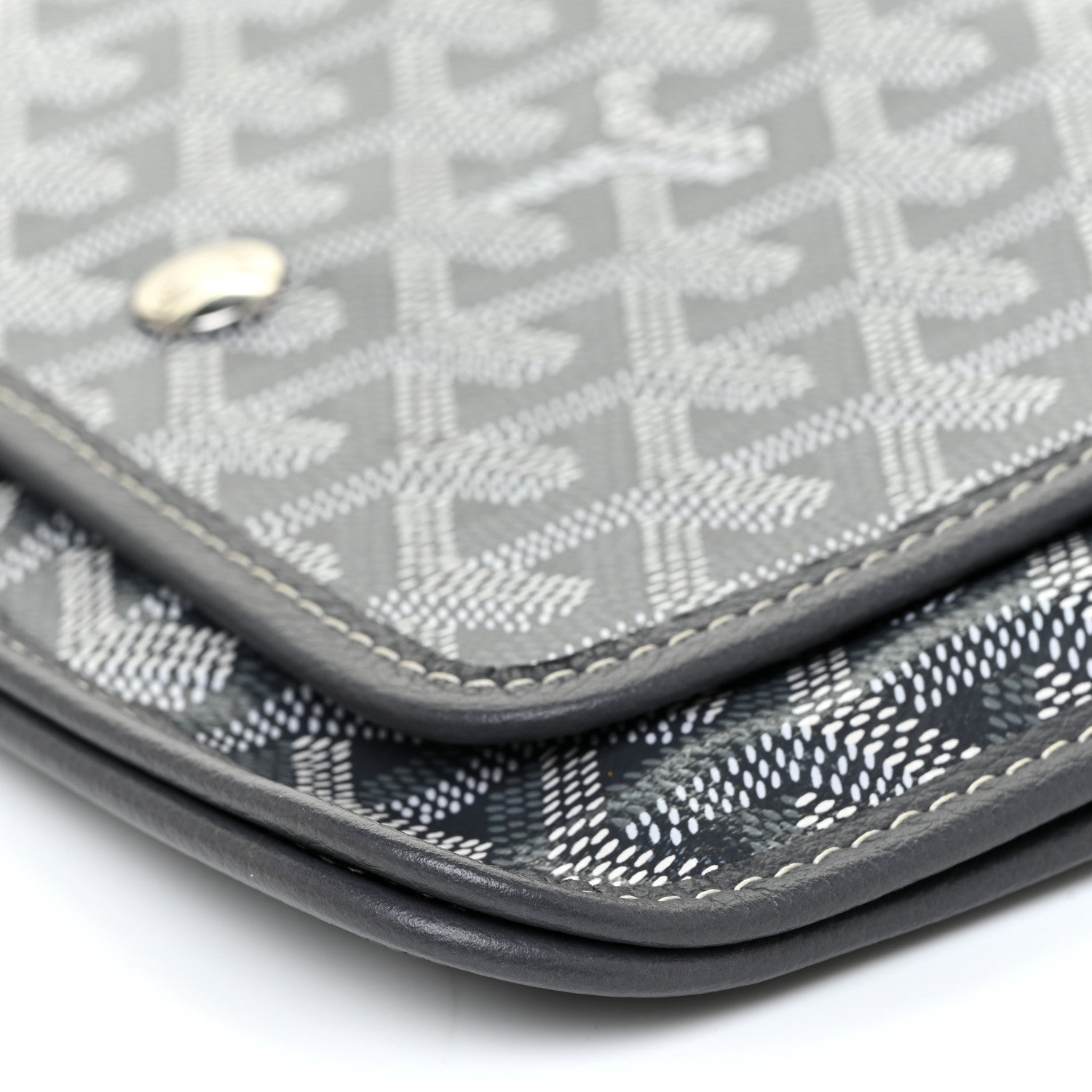 Goyard Goyardine Plumet Wallet Clutch Grey 9 of 9