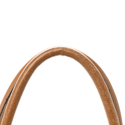 Prada Soft Calf Top Handle Satchel Brown 14 of 14