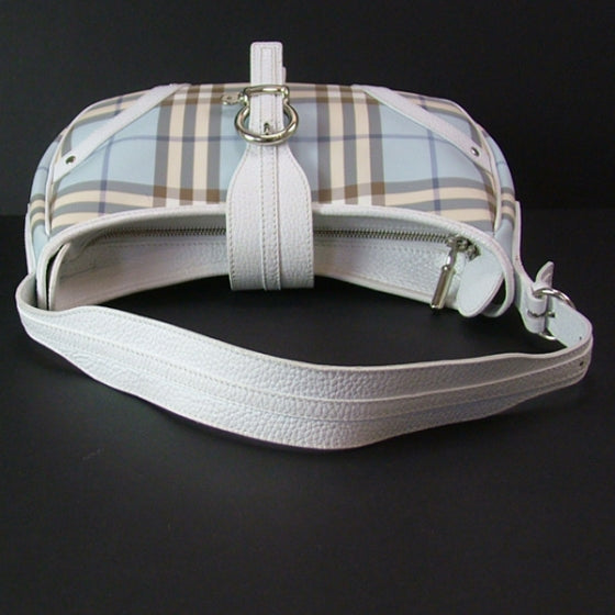 Bluebell Check Plaid Hobo Blue