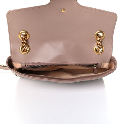 Gucci Calfskin Matelasse Small GG Marmont Shoulder Bag Porcelain Rose 4 of 4