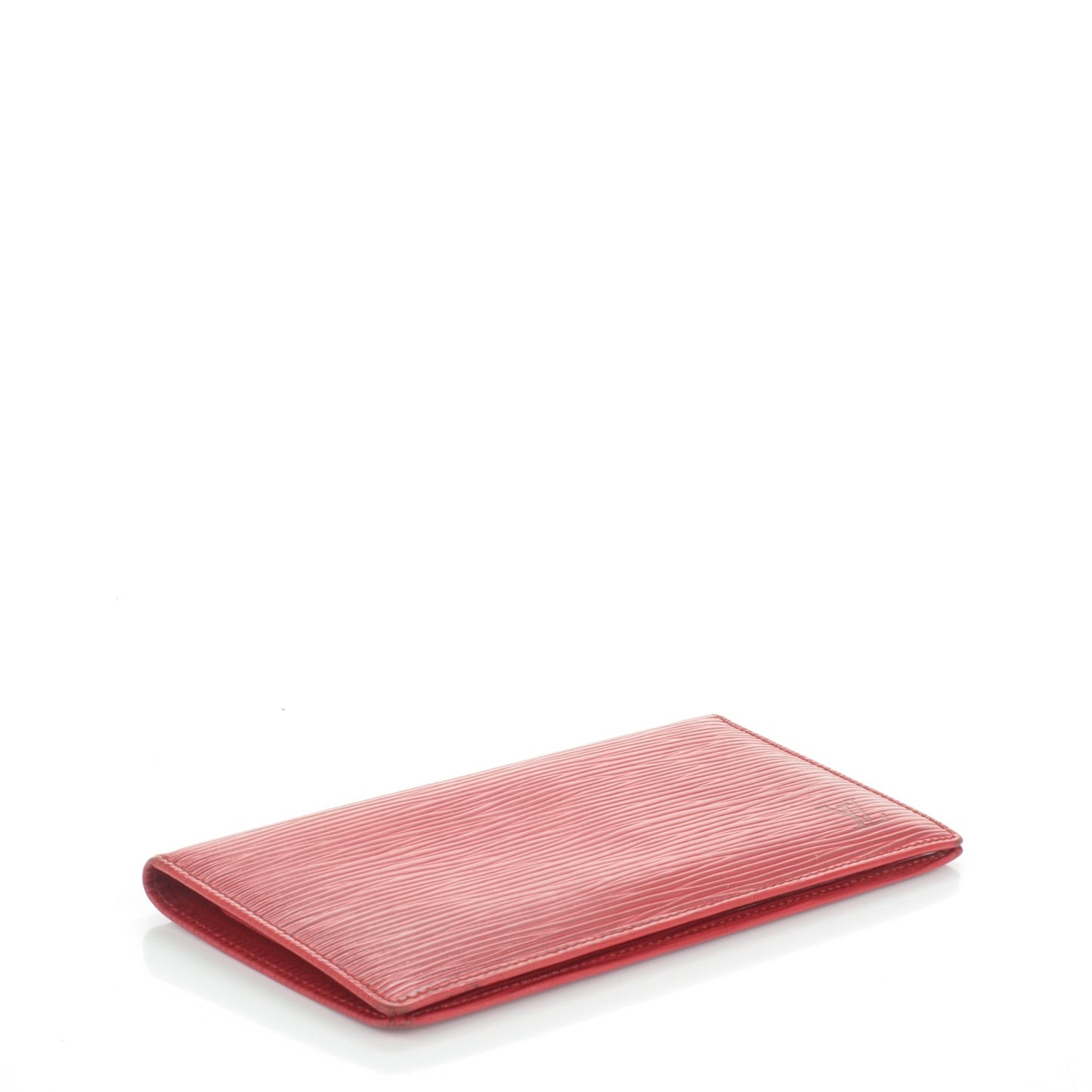 Epi Simple Checkbook Cover Castillan Red