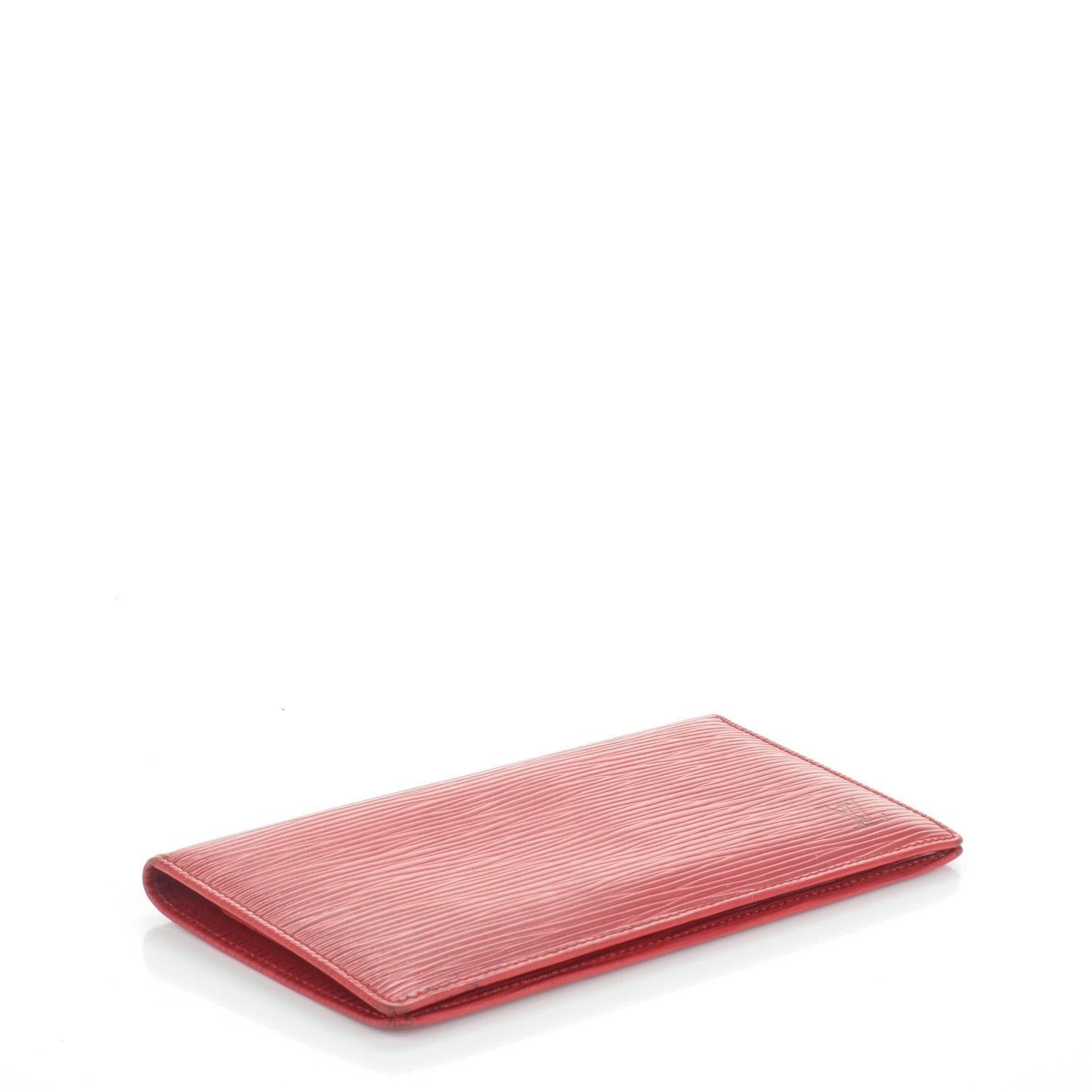 Louis Vuitton Epi Simple Checkbook Cover Castillan Red 4 of 6