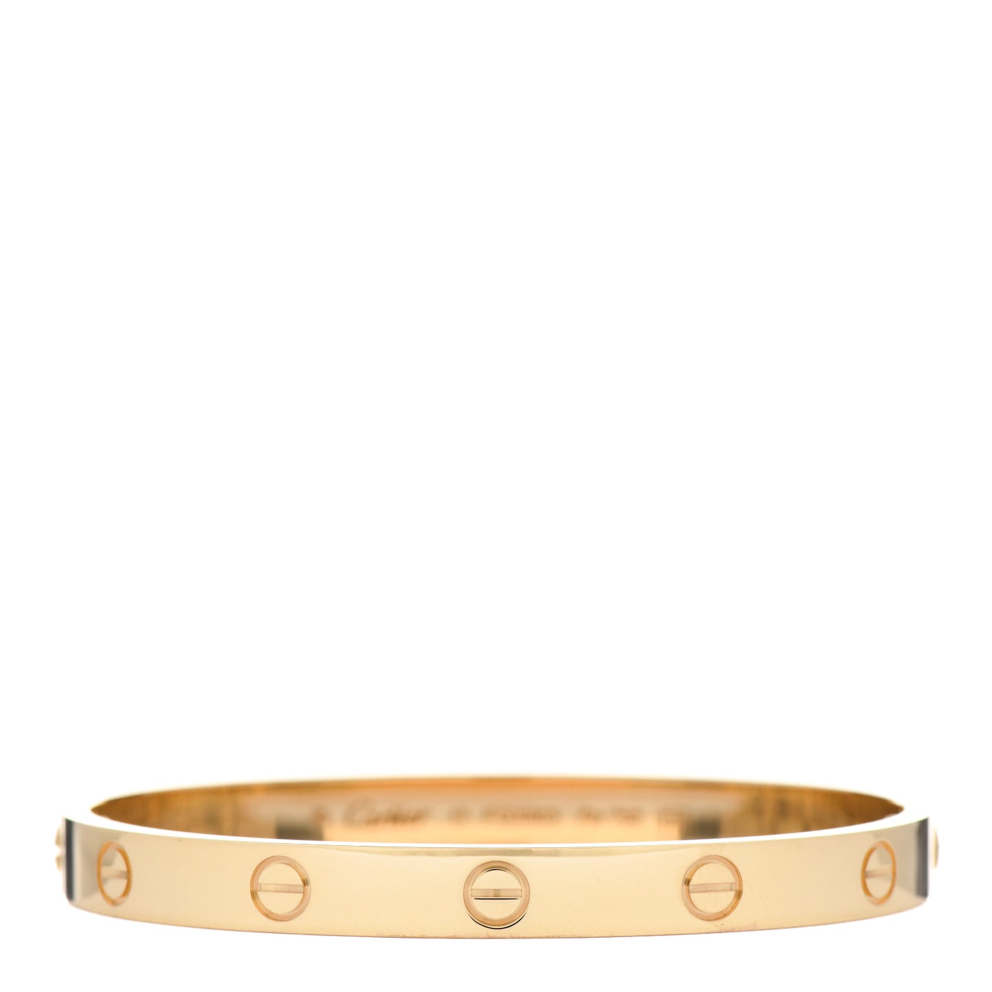 18K Yellow Gold LOVE Bracelet 17