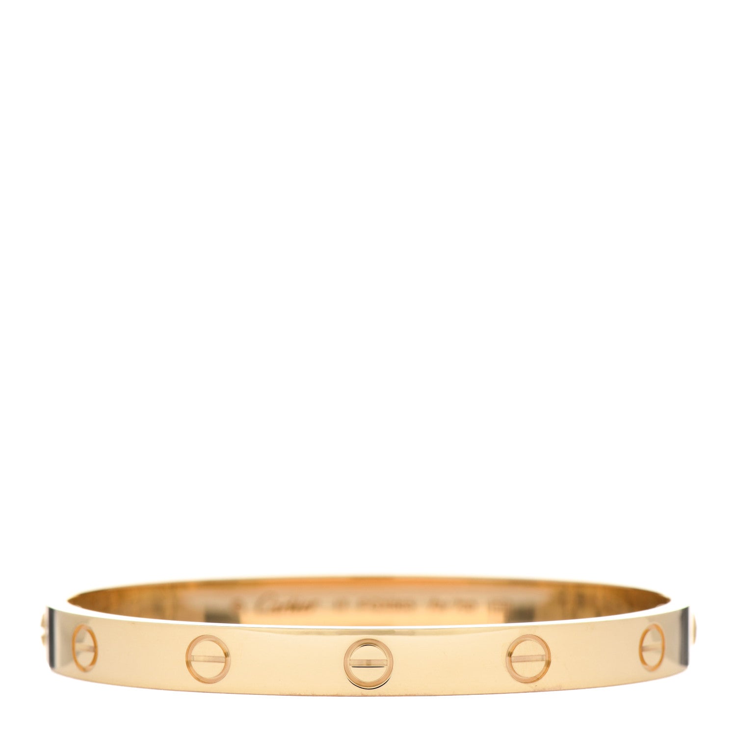 Cartier 18K Yellow Gold LOVE Bracelet 17 1 of 5