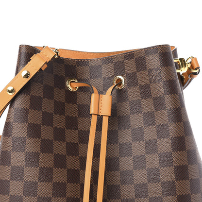 Louis Vuitton Damier Ebene Neonoe MM Safran 10 of 11