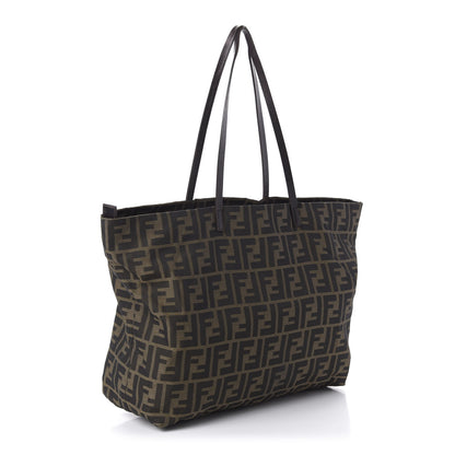 Fendi Zucca Medium Roll Tote Tobacco 3 of 11