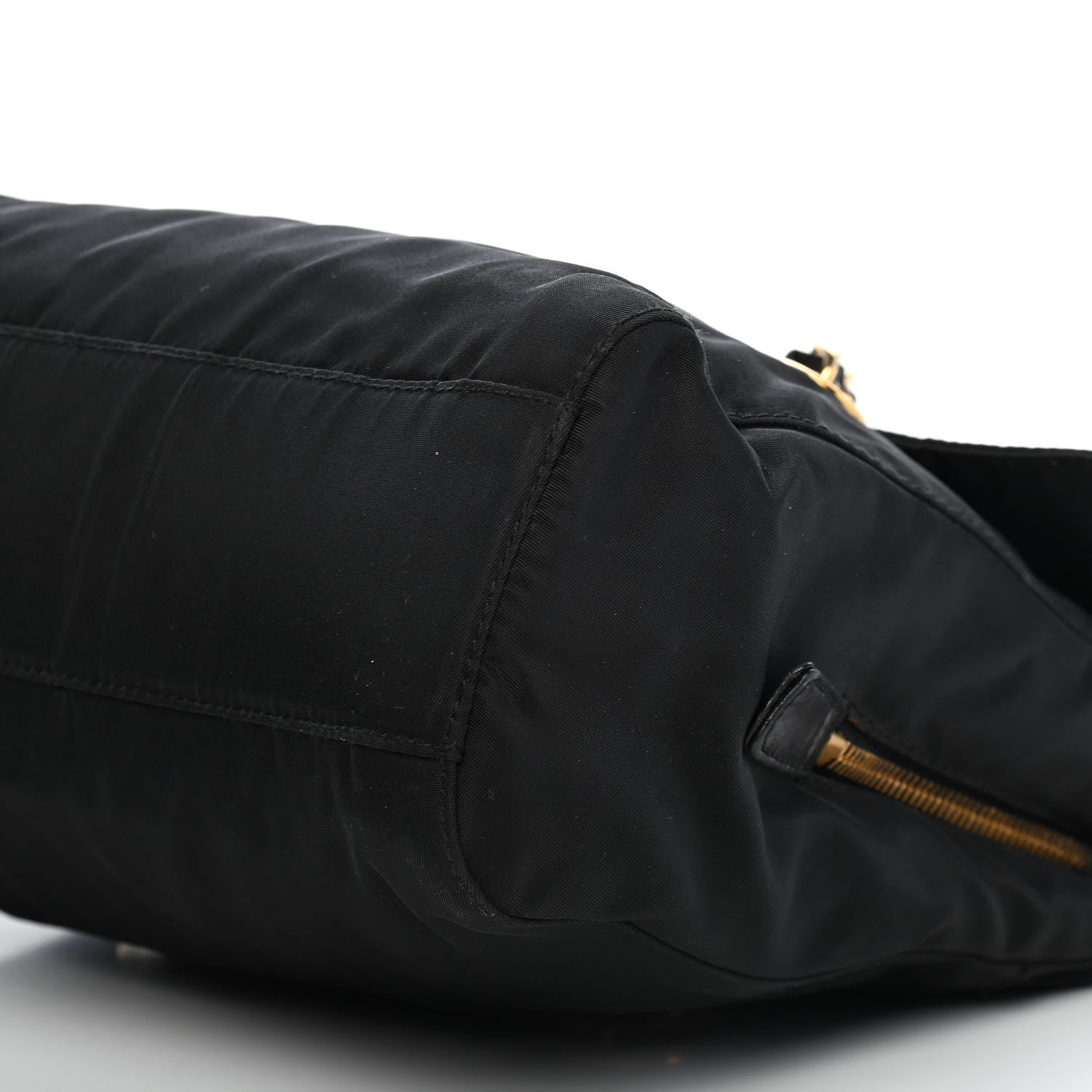 Prada Tessuto Nylon Catena Shoulder Bag Black 8 of 8