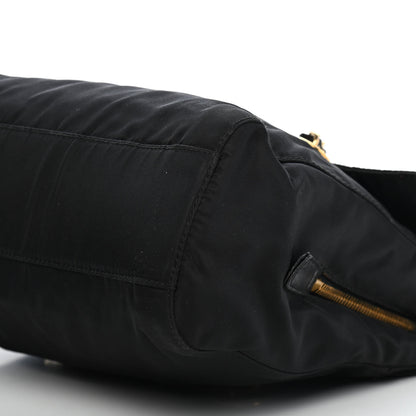 Prada Tessuto Nylon Catena Shoulder Bag Black 8 of 8