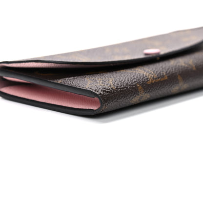 Louis Vuitton Monogram Emilie Wallet Rose Ballerine 8 of 11